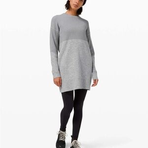 Lululemon Restful Intention Sweater Women’s Large Grey/Heathered Rhino Grey